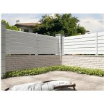 Ombrazur - clture brise vue blanc l 1911 x h 886 mm 6 lames