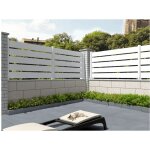 Ombrazur - clture panneau ajour blanc l 1911 x h 915 mm 5 lames