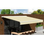 Ombrazur - store banne semi - coffre cover 4x3m - motoris  tlcommande (motoris  tlcommande secours ...
