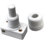 Omeg - b1norlw6lw b1norlw6lw bouton - poussoir 250 v / ac 1 a 1 x off / (on) � rappel (l x l) 22 mm x ...