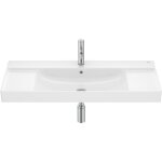 Ona roca lavabo mural en porcelaine pour colonne ou semi colonne dimensions : 1000x460x160 mm
