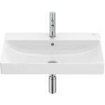 Ona roca vasque murale en porcelaine pour colonne ou semi colonne dimensions : 650x460x160 mm