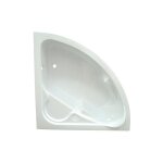 Ondee - zen - baignoire fany - baignoire d'angle 140x140cm - abs et acryl renforc� 3mm - blanc