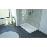 Ondee - zen - receveur de douche cera 2 - 120 x 70 cm - c�ramique - blanc
