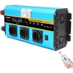 Onduleur 2500w / 5000w pur convertisseur de tension sinusoïdale 12v 230v voiture convertisseur convertisseur ... Onduleur 2500w / 5000w pur convertisseur de tension sinusoïdale 12v 230v voiture convertisseur convertisseur ...