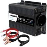 Onduleur 500w dc 12v à 230v convertisseur de tension ca convertisseur de voiture 12v avec deux ports ... Onduleur 500w dc 12v à 230v convertisseur de tension ca convertisseur de voiture 12v avec deux ports ...