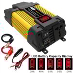 Onduleur convertisseur 12v 220v, 450w / 6000w convertisseur allume cigare prise electrique, transformateur ...
