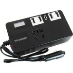 Onduleur multifonction de voiture, convertisseur booster chargeur 12v24v  220v, alimentation universelle ...