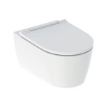 Geberit - one, wc suspendu, turboflush, avec sige de wc 
