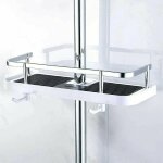 Ulisem etage de douche mural réglable, panier salle de bain cuisine rangement fixer sur tuyau, serviteur ... Ulisem etage de douche mural réglable, panier salle de bain cuisine rangement fixer sur tuyau, serviteur ...