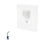 D�tecteur de mouvement encastrable 0. 9w 160� 10 - 2000lux 220 - 240v / ac blanc