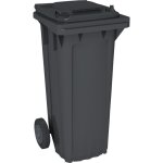 Opv - bac poubelle 60 litres , gris
