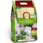 Terreau - 20l - pots et jardinires or brun