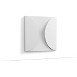 Orac - panneau mural 3d zigzag w108 - l200 x h25 x l1, 8 cm decor