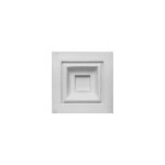 Simple bloc pour �l�ment d'angle pour encadrement portes d200 - l9, 6 x h9, 6 x l3cm orac decor