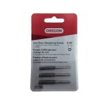 Oregon - lot de 3 pierres � aiguiser non filet�es pour tron�onneuse 3 / 16' 31396