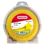 Fil d�broussailleuse etoile nylon jaune �2. 7mm / 92m oregon 69 - 432 - y