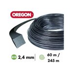 Fil nylon / alu carr oregon nylium dbroussailleuse 2, 4 mm 60 mtres