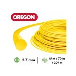 Fil nylon rond oregon débroussailleuse 2, 7 mm 15 mètres Fil nylon rond oregon débroussailleuse 2, 7 mm 15 mètres