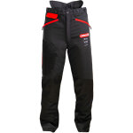 Oregon - pantalon anti - coupures waipoua noir / rouge m