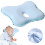 Oreiller bb contre tte plate, tte plate de dformation de la tte d'oreiller bb, oreiller en mousse ...