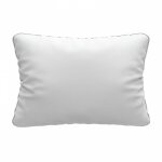 Soleil d ocre - oreiller blanc en coton 50x70 cm nuage, par soleil d'ocre