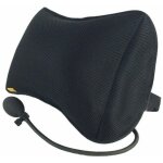 Oreiller de dos portatif de coussin de soutien lombaire gonflable pour ordinateur / chaise de bureau, ...