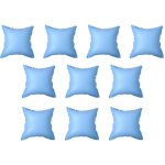 Oreillers gonflables de housse de piscine hors sol 10 pcs pvc