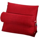 Oreiller de lecture et de t�l�vision, oreiller de coussin de cale de dos avec r�glable et poches, oreiller ...