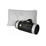 Herzberg - oreiller de luxe en bambou queen 50x76cm hg5076bm - blanc