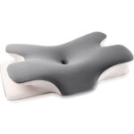 Oreiller en mousse � m�moire de forme, oreiller confortable, oreiller de soutien cervical, oreiller ergonomiqu ...