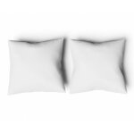 Oreiller rectangulaire ou carr� moelleux 100% polyester fibres creuses coussin promo linge 60x60 cm - ...