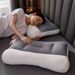 Oreiller de soutien cervical, oreiller ergonomique pour l'apn�e du sommeil, oreiller orthop�dique pour ...
