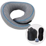 Oreiller de voyage - oreiller de soutien pour oreiller cervical en mousse � m�moire de forme, emballage ...