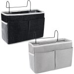 Organisateur de chevet 2 pcs sacs de chevet panier suspendu rangement sac de rangement suspendu �tanche ...