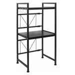 Paris prix - organisateur micro - ondes 'modulable ii' 40 - 60cm noir