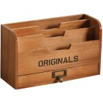 Organisateur de rangement de bureau avec tiroir boite de rangement de bureau a plusieurs niveaux support ...