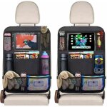 Organisateur de voiture, 2 pcs organisateur voiture enfant avec 9 poches, organisateur voiture avec 10 ...