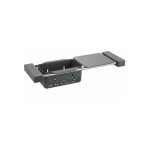 Organiseur vier 3en1 : panier de rangement, passoire et planche  dcouper extensible, cami, acier inox ...
