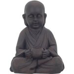 Origen - bouddha en magnsie avec bougeoire intgr