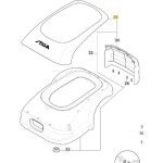 Original stiga tracteur de pelouse tondeuse robot a1500 381110000 / 0