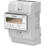 Orno indicateur de consommation d'�lectricit� triphas�e, 80a, 3 modules, din th - 35mm