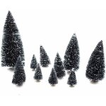 Ose - accessoires pour village de no�l set 10 sapins de no�l de diff�rentes tailles - feeric christmas ...