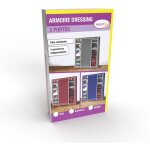 Armoire de rangement dressing xxl - - bordeaux