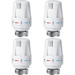4 pcs tête thermostatique radiateur, tête thermostat radiateur trv m30 x 1, 5, vanne thermostatique radiateur, ... 4 pcs tête thermostatique radiateur, tête thermostat radiateur trv m30 x 1, 5, vanne thermostatique radiateur, ...