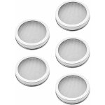 Osqi - 5 pièces germination couvercles en acier inoxydable pot couvercles passoire couvercle pour bocaux ... Osqi - 5 pièces germination couvercles en acier inoxydable pot couvercles passoire couvercle pour bocaux ...