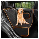 Housse de si�ge pour chien, 6 couches 100 % vraiment �tanche, protection compl�te des portes arri�re ...