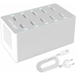 Station de charge usb, hub chargeur usb de 50 w à 10 ports, chargeur usb multiport avec smart detect, ... Station de charge usb, hub chargeur usb de 50 w à 10 ports, chargeur usb multiport avec smart detect, ...