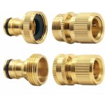 Osqi - tuyau d'arrosage extensible raccord rapide mle et femelle pour tuyau d'arrosage avec filetage ...