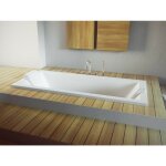 Otitec - baignoire encastrable blanc vera 180x80